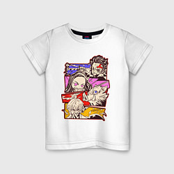 Детская футболка Клинок, рассекающий демонов Истребитель демонов