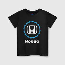 Футболка хлопковая детская Honda в стиле Top Gear, цвет: черный