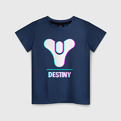 Детская футболка Destiny в стиле Glitch Баги Графики