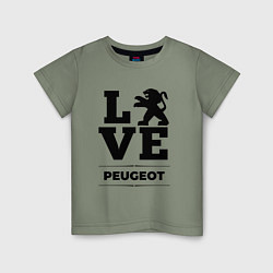 Детская футболка Peugeot Love Classic