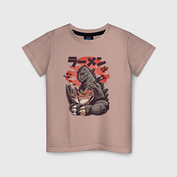 Детская футболка Godzilla and Udon