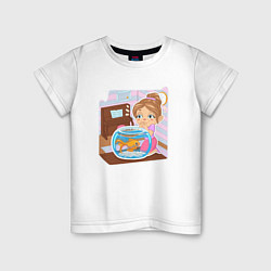 Детская футболка Мечта Золотая рыбка