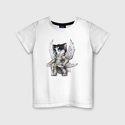 Детская футболка Furvilla Крылатый волчонок - воин