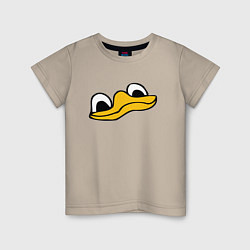 Детская футболка Утиная моська duck face