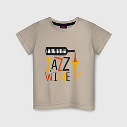 Детская футболка Jazz & Wine
