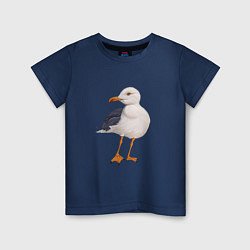Детская футболка Белая чайка