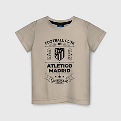 Детская футболка Atletico Madrid: Football Club Number 1 Legendary