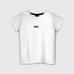 Детская футболка Boss Black Text