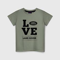 Детская футболка Land Rover Love Classic