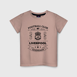 Детская футболка Liverpool: Football Club Number 1 Legendary