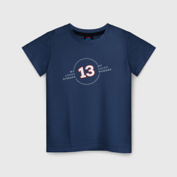 Детская футболка Lucky 13 - счастливое число 13