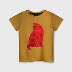Детская футболка Котик минимализм