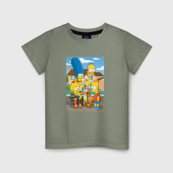 Детская футболка Любимые Симпсоны