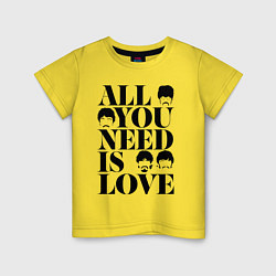Детская футболка ALL YOU NEED IS LOVE THE BEATLES