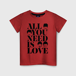 Детская футболка ALL YOU NEED IS LOVE THE BEATLES