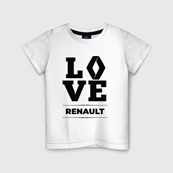 Детская футболка Renault Love Classic