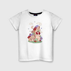 Детская футболка Замок с принцессой