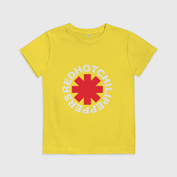 Футболка хлопковая детская Peppers - Logo, цвет: желтый