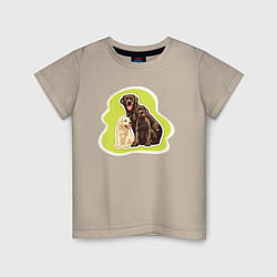 Детская футболка Лабрадор ретривер Собаки