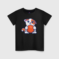 Детская футболка Котик Спортсмен