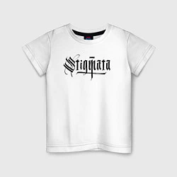 Детская футболка Stigmata логотип