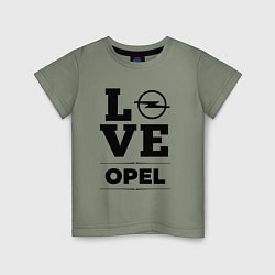 Детская футболка Opel Love Classic