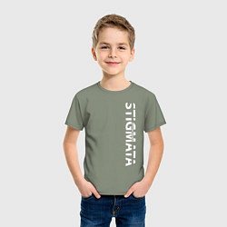 Футболка хлопковая детская Stigmata ПРОТИВ ПРАВИЛ, цвет: авокадо — фото 2