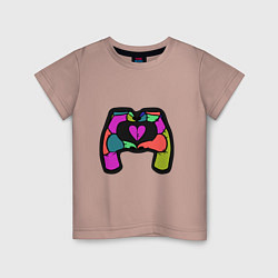 Детская футболка Жест сердце