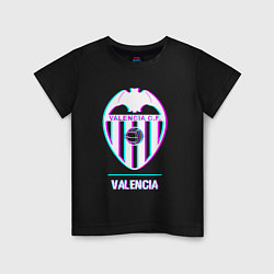 Детская футболка Valencia FC в стиле Glitch