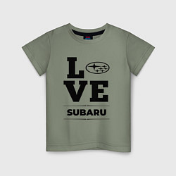 Детская футболка Subaru Love Classic