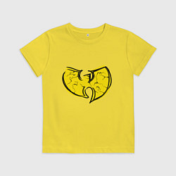 Футболка хлопковая детская Style Wu-Tang, цвет: желтый