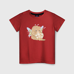 Детская футболка Котик с крыльями