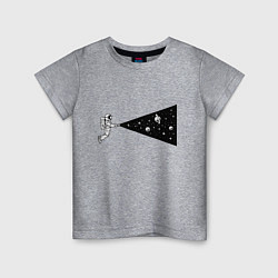 Детская футболка Космонавт с фонариком