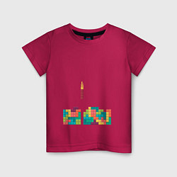 Детская футболка Огненный тетрис