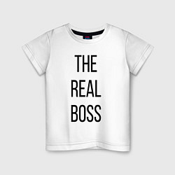 Детская футболка The real boss!