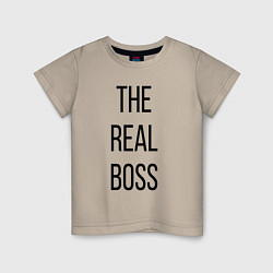 Детская футболка The real boss!