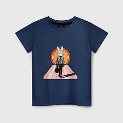 Детская футболка Модный кролик Луи