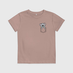 Детская футболка Коала в кармашке