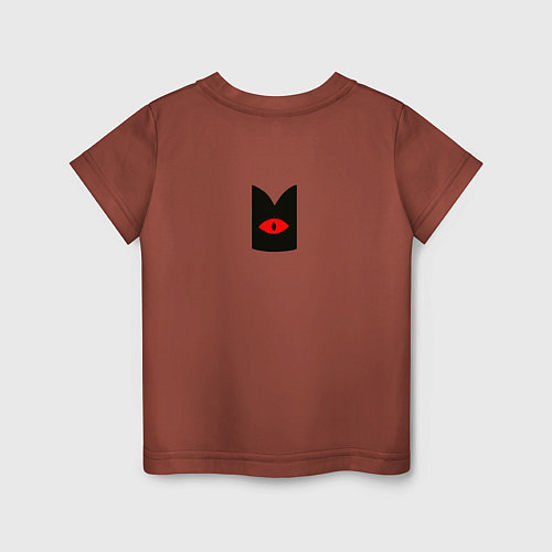 Детская футболка Культ ягненка / Кирпичный – фото 2