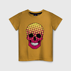 Детская футболка Pop-art skull