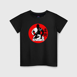 Детская футболка Джиу-джитсу поза лотоса