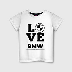 Детская футболка BMW love classic