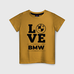 Детская футболка BMW love classic