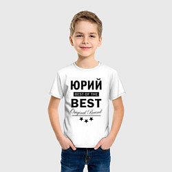 Футболка хлопковая детская Юрий best of the best, цвет: белый — фото 2