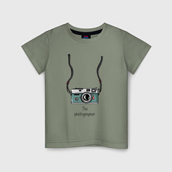 Детская футболка Туристический фотограф