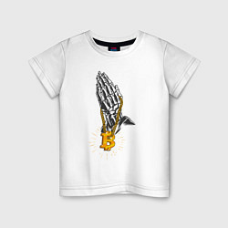 Детская футболка Святой Биткоин