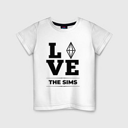 Детская футболка The Sims love classic