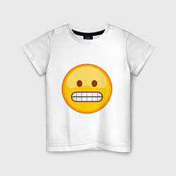 Детская футболка Эмодзи Гримаса