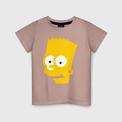 Детская футболка Барт Симпсон - портрет