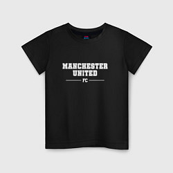 Детская футболка Manchester United football club классика